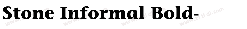 Stone Informal Bold字体转换 Stone Informal Bold字体转换
